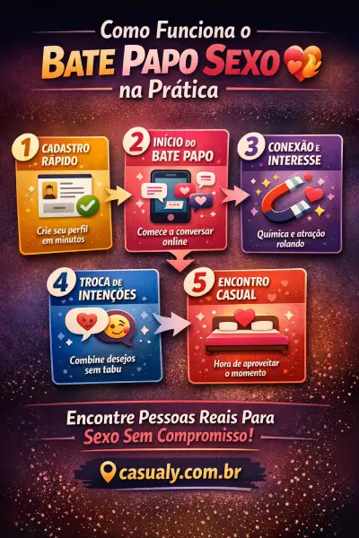 Bate Papo Sexo Como Funciona o Chat Para Encontros Casuais na Prática